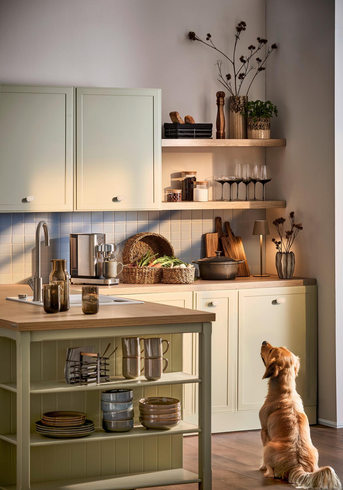 SERWIS OBIADOWO-ŚNIADANIOWY MARBELLA - niebieski, Trend, ceramika - Novel