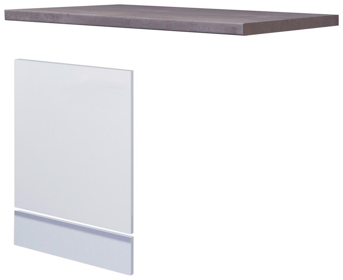 Küchenunterschrank Weiß - Weiß, MODERN, Holzwerkstoff (110/60cm) - FlexWell