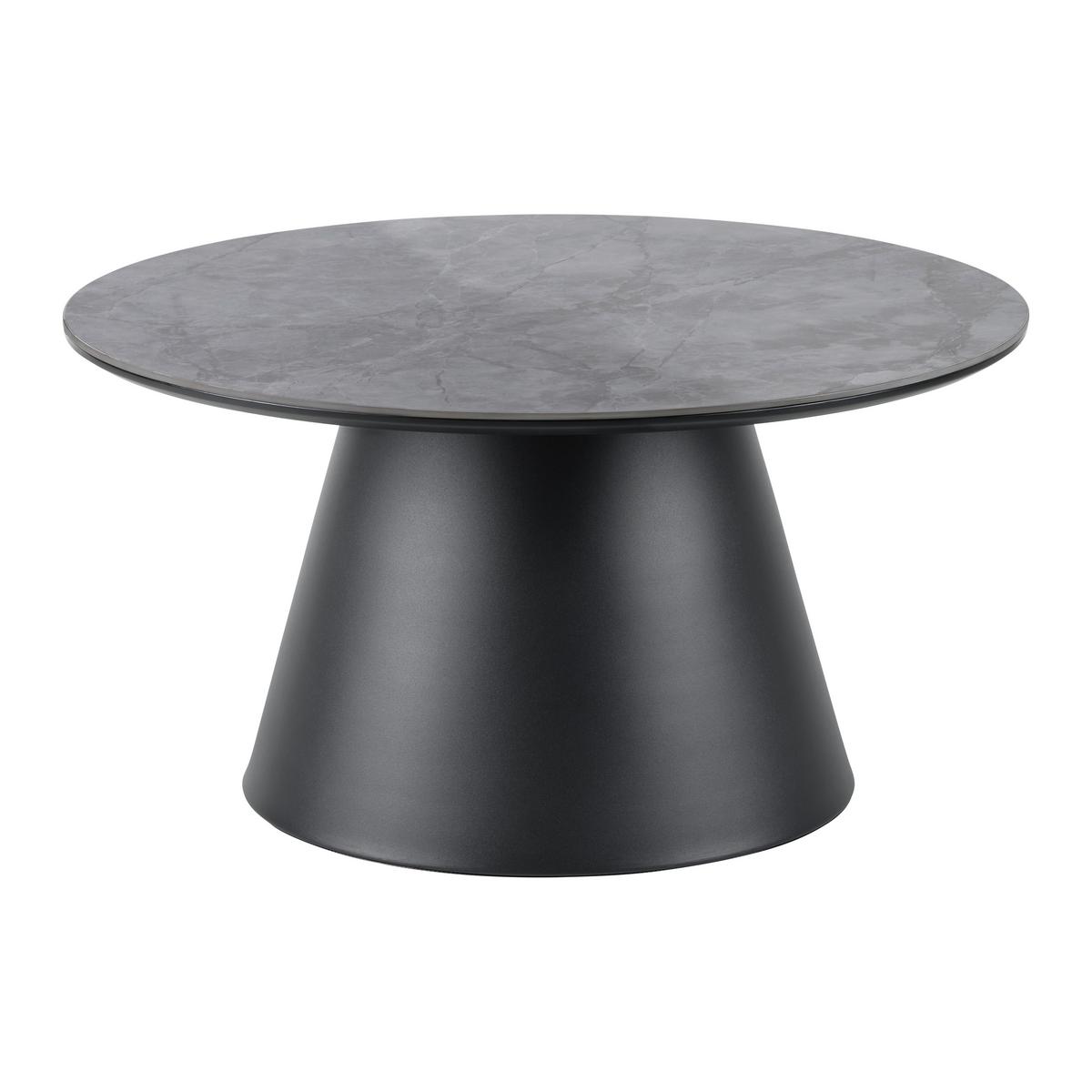 Stolić Axel - siva/crna, Design, drvni materijal/metal (80/40/80cm) - Modern Living