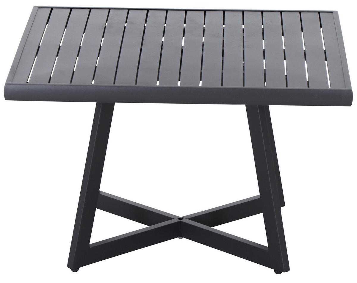 Siena Garden Loungetisch ca.70x70x45cm Anthrazit - Anthrazit, KONVENTIONELL, Metall (70/70/45cm) - Siena Garden