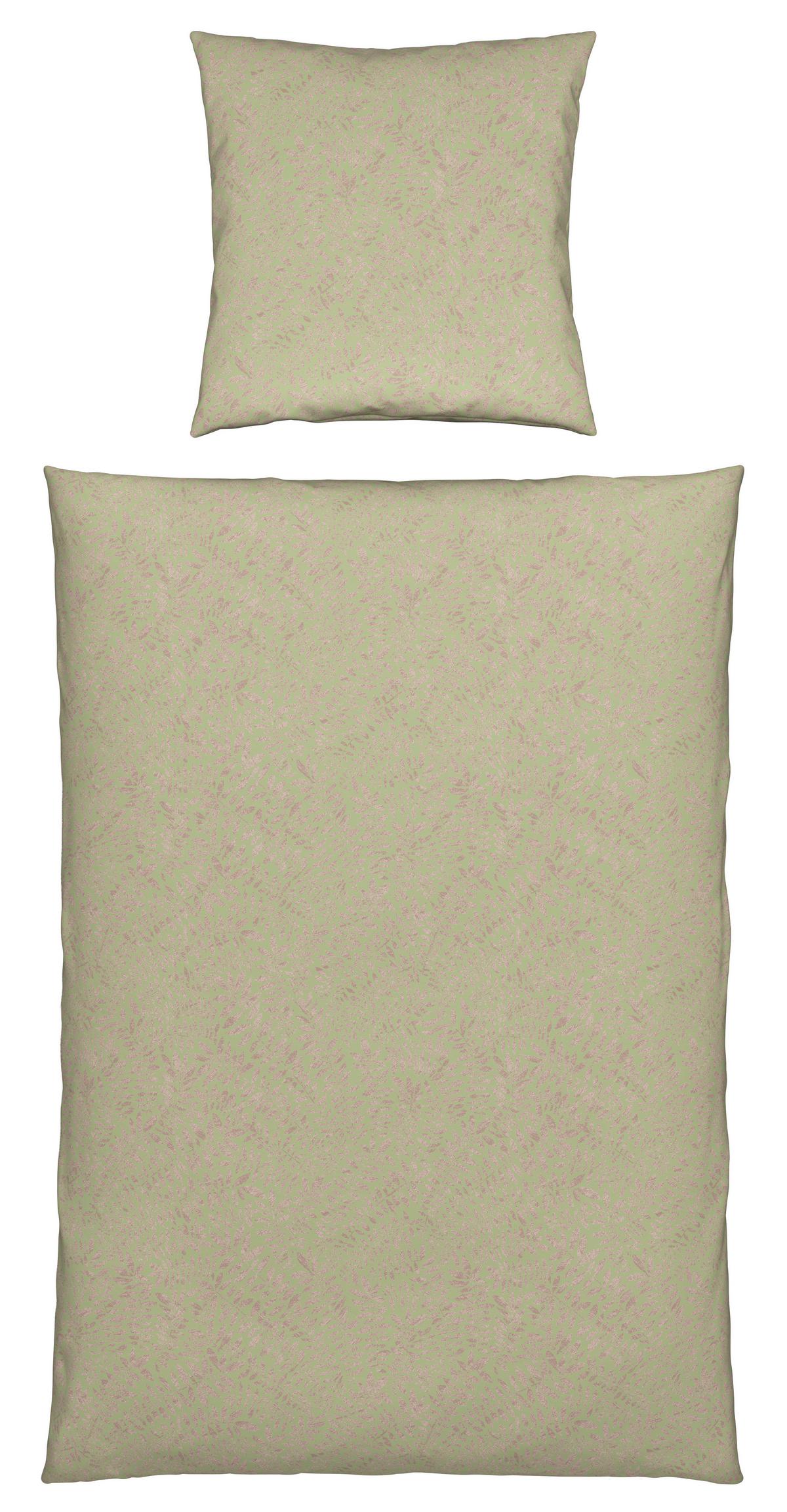 Bettwäsche Lorita Lindgrün ca. 135x200cm - Grün, Textil (135/200cm) - Modern Living