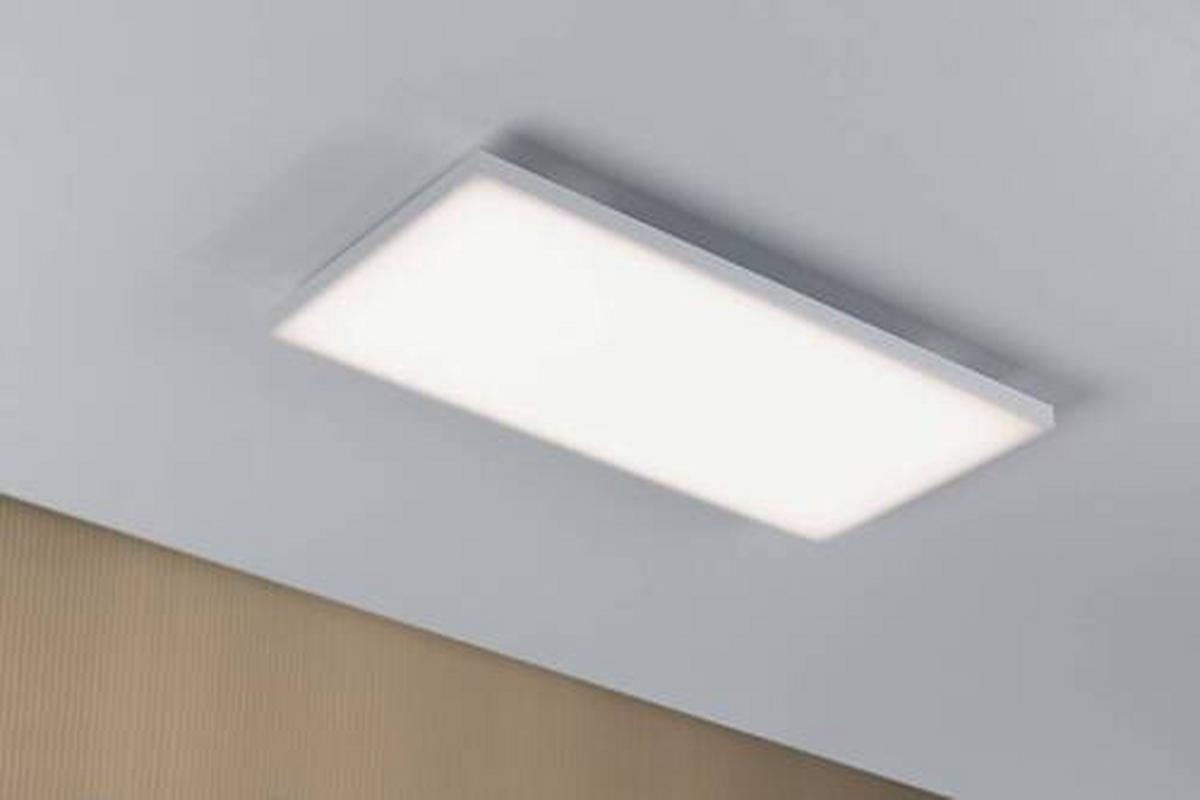 LED-Paneel Velora in Weiß max. 34 Watt - Weiß, Basics, Metall (59,5/5,0/59,5cm) - Paulmann