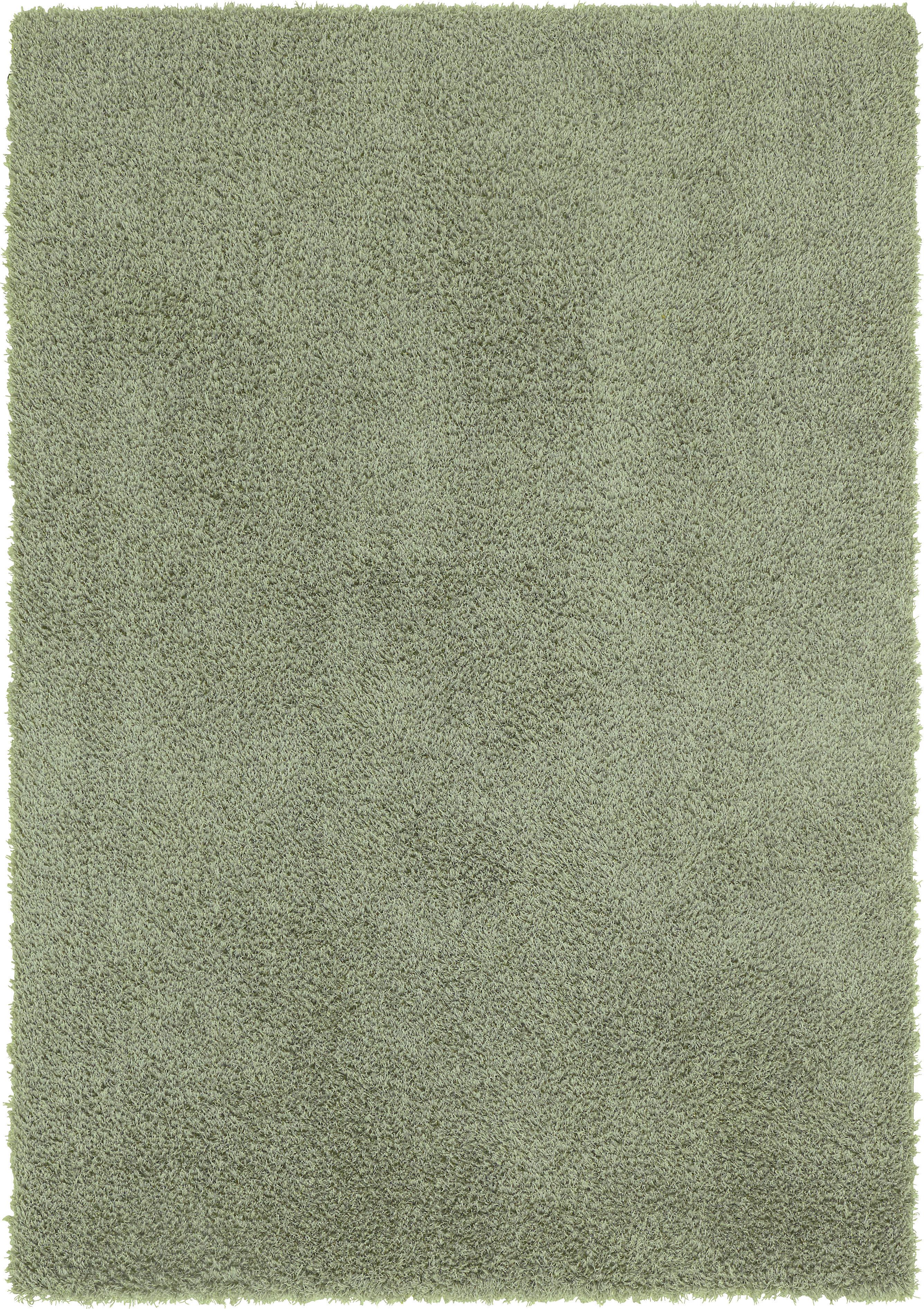 Shaggy Stefan in Grün ca. 80x150cm - Grün, MODERN, Textil (80/150cm) - Modern Living