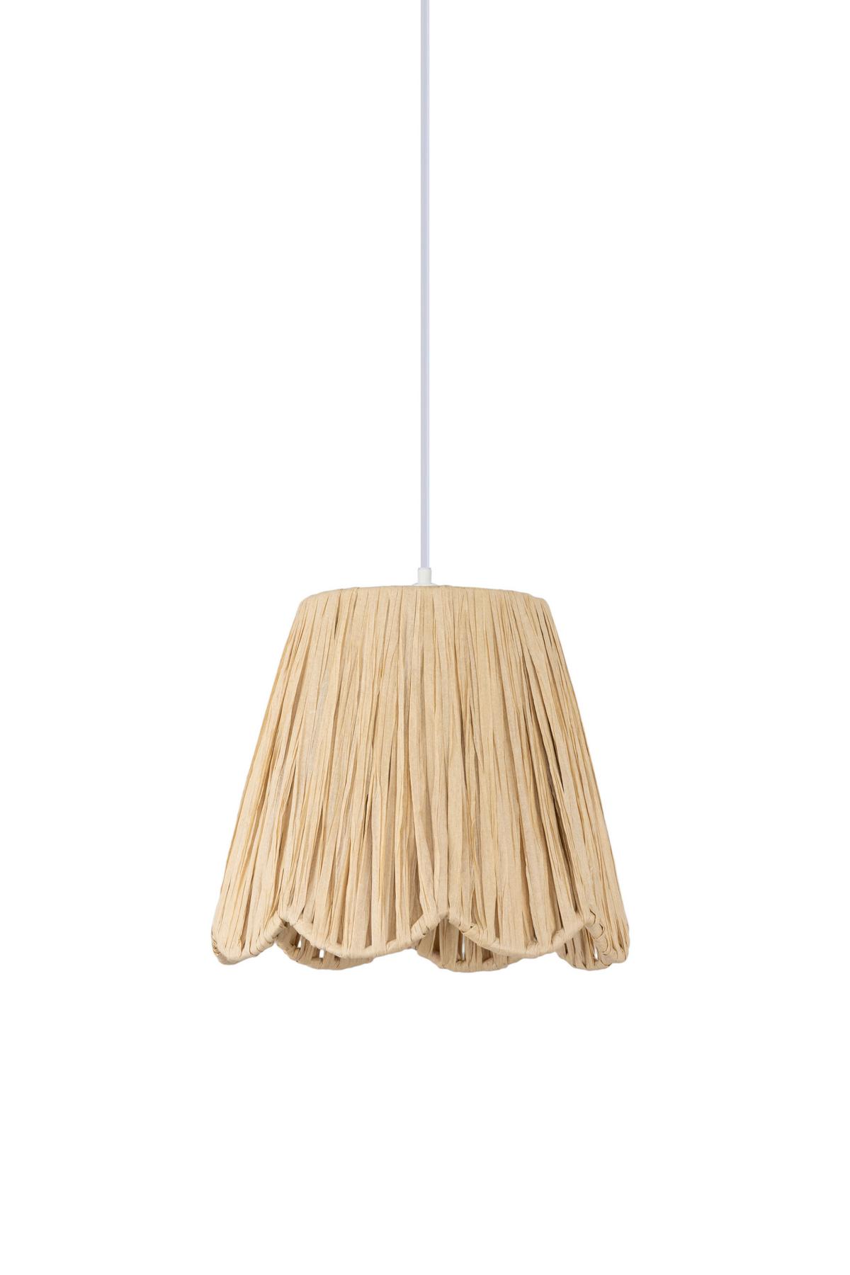 LAMPA WISZĄCA DARLIN - kolor naturalny/biały, Konventionell, metal/papier (46/120cm) - Collet's Monde
