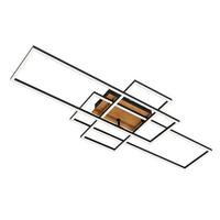 LAMPA SUFITOWA LED 3156-014 CCT LED - czarny, Design, metal/drewno (104/42/10,5cm)