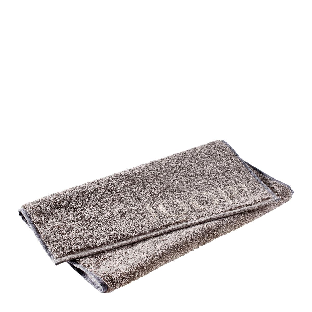 RĘCZNIK DLA GOŚCI JOOP! CLASSIC DOUBLEFACE - kolor grafitowy/szary, Basics, tkanina (30/50cm) - Joop!