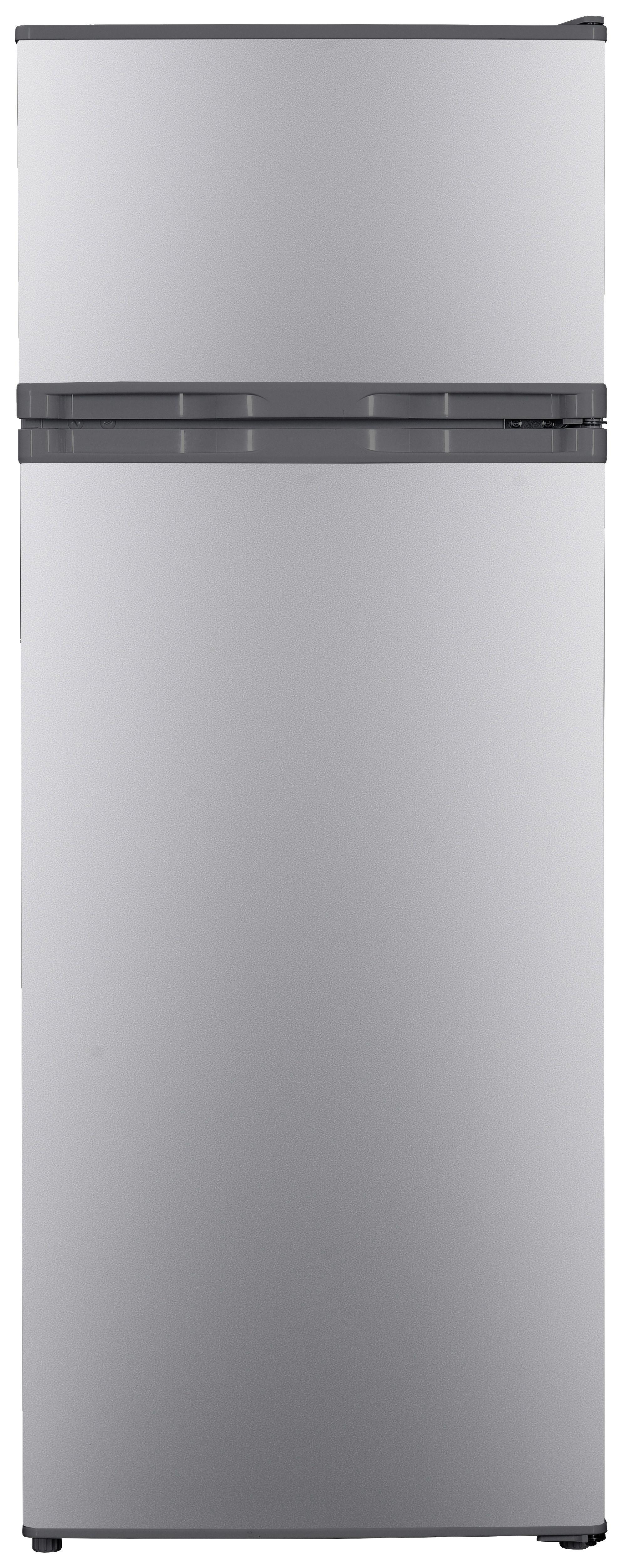 Kühl-Gefrier-Kombination GK212SI in Silber - Silberfarben, Trend, Kunststoff/Metall (54,5/143/55,5cm) - PKM