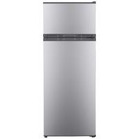 Kühl-Gefrier-Kombination GK212SI in Silber - Silberfarben, Trend, Kunststoff/Metall (54,5/143/55,5cm) - PKM