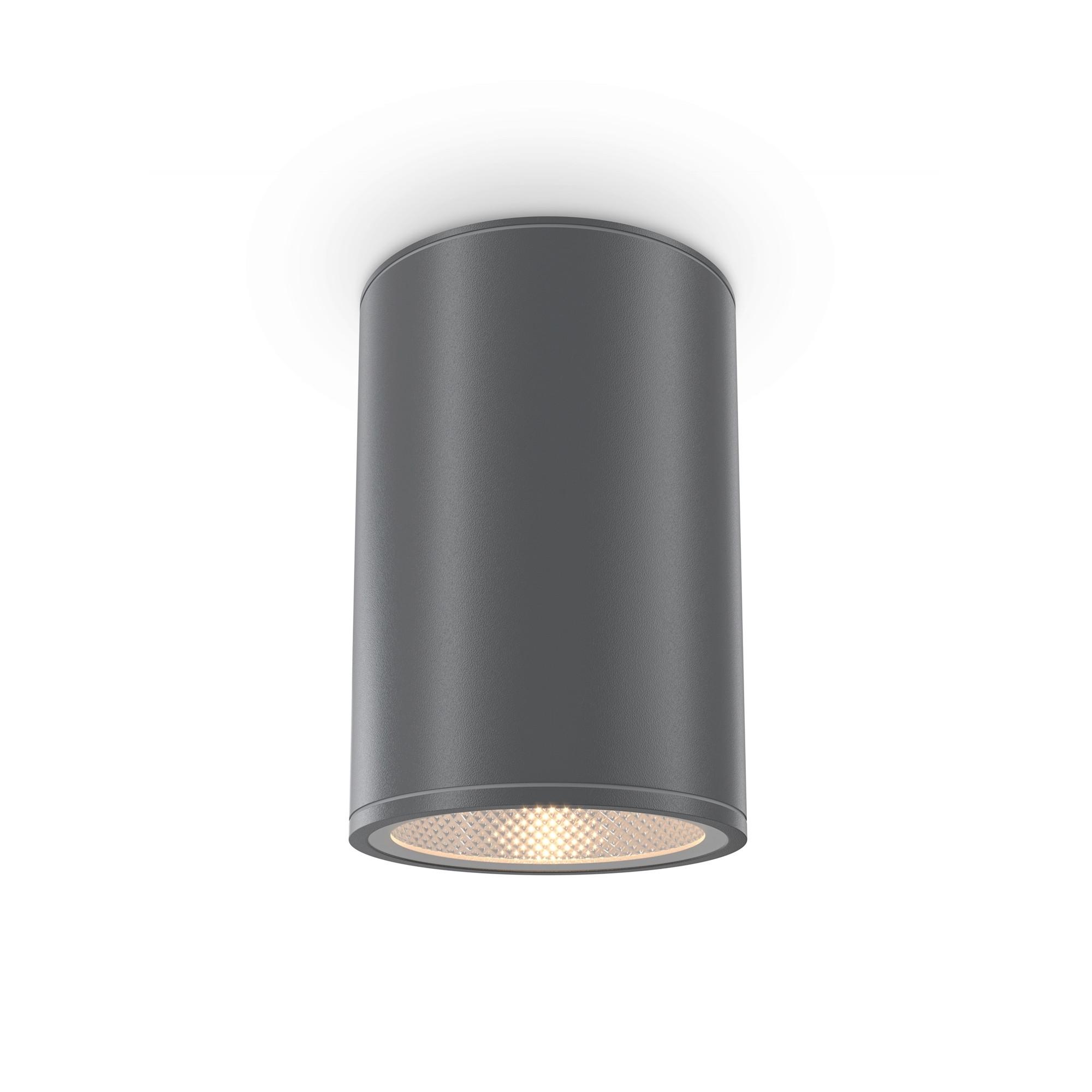 Außendeckenleuchte Bar Graphitfarben max. 12 Watt - Graphitfarben, Trend, Metall (10,8/15,5cm) - MAYTONI