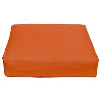 Boxkissen Lars in Terra cotta ca. 40x40x8cm - Terracotta, KONVENTIONELL, Textil (40/40/8cm) - Mary's