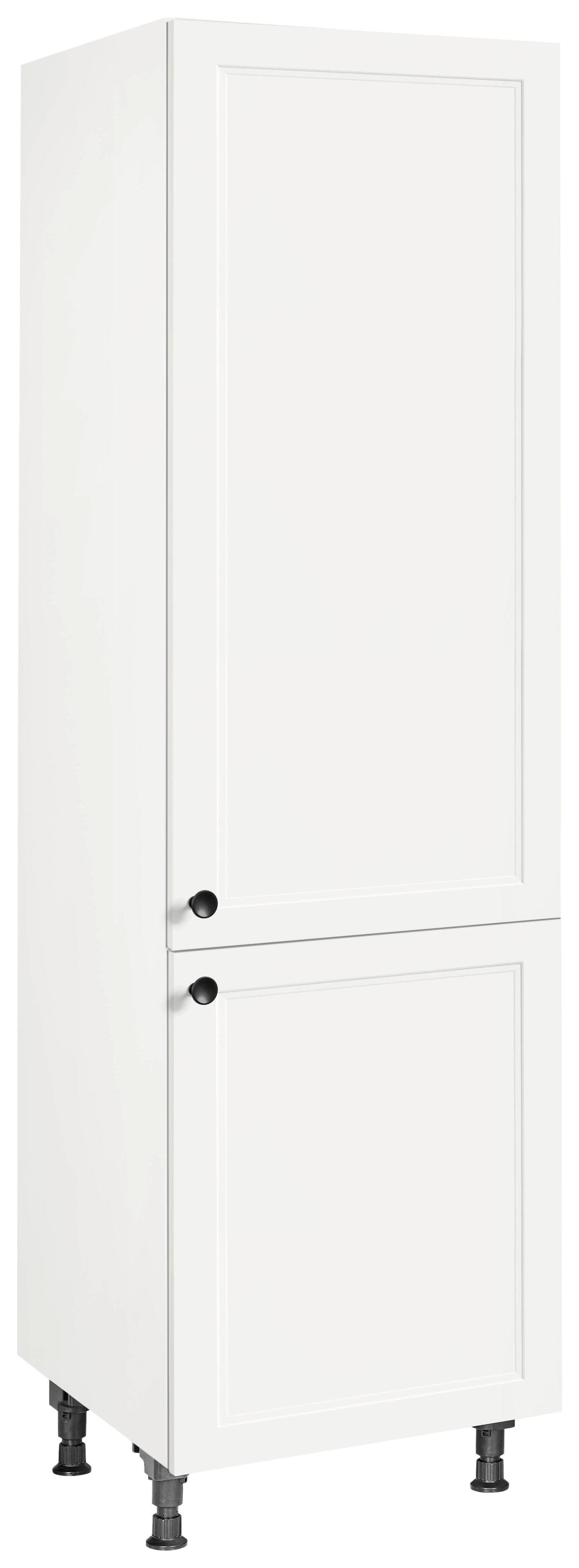 Geschirrschrank Cascada Weiß - Schwarz/Weiß, MODERN, Holzwerkstoff/Metall (60/216,6/58cm) - Nobilia