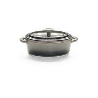 Auflaufformenset Elisa Grau, 2-teilig - Grau, Konventionell, Keramik (14,7/6,7/11,6cm) - Mömax