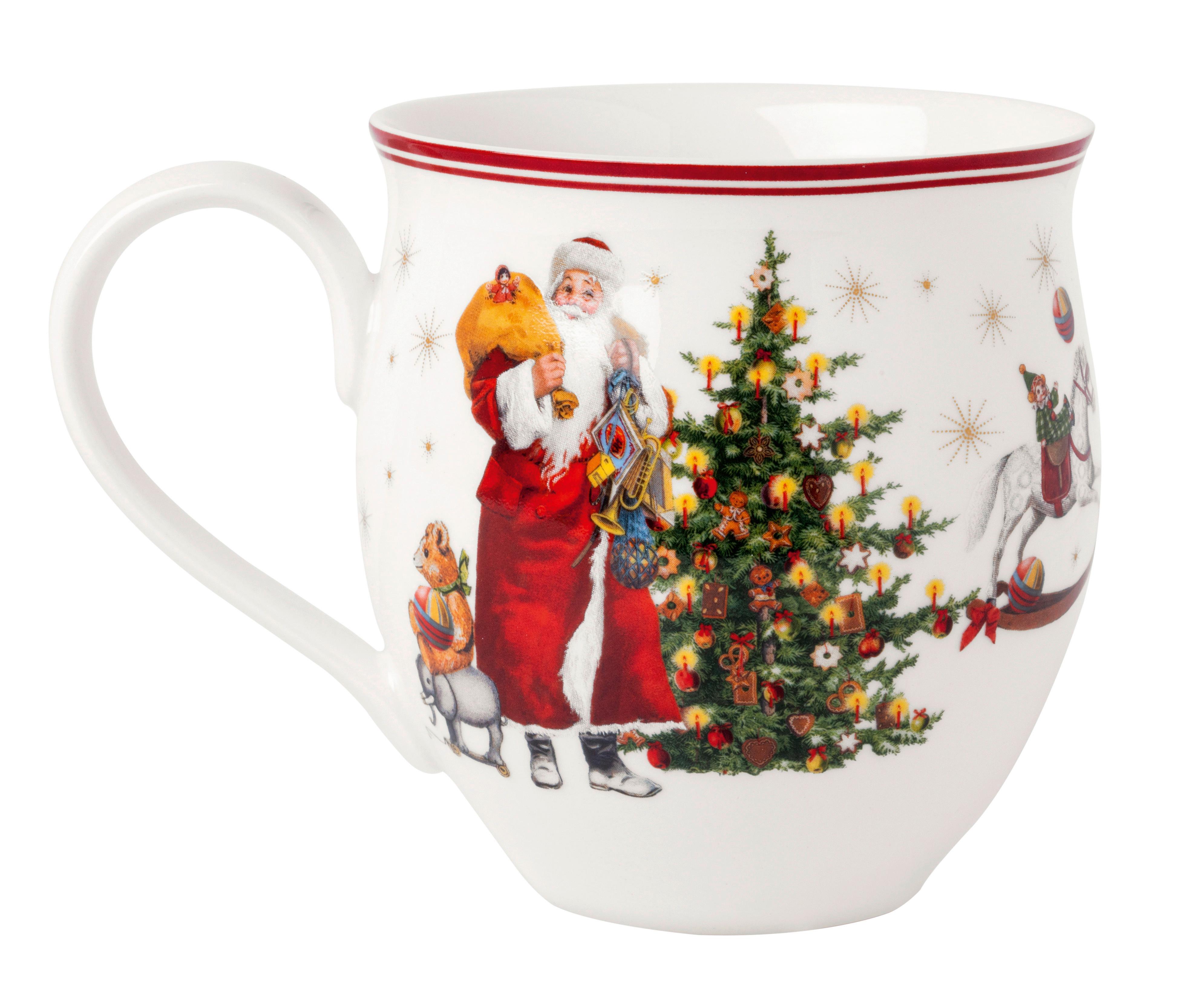 KUBEK DO KAWY 14-8585-9659 VILLEROY & BOCH - różnokolorowy, Basics, ceramika (13,5/9,5/10cm) - Villeroy & Boch