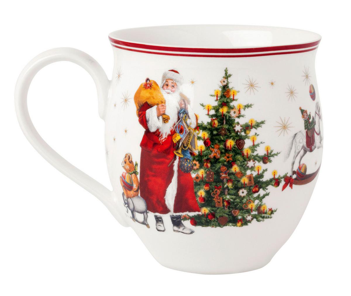 KUBEK DO KAWY 14-8585-9659 VILLEROY & BOCH - różnokolorowy, Basics, ceramika (13,5/9,5/10cm) - Villeroy & Boch