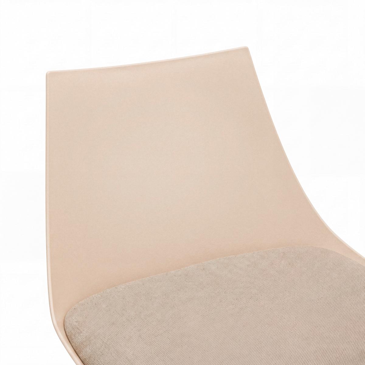 Barhocker Erik 2 - Beige, Modern, Kunststoff/Textil (41/85.5-107.5/44cm) - Mömax