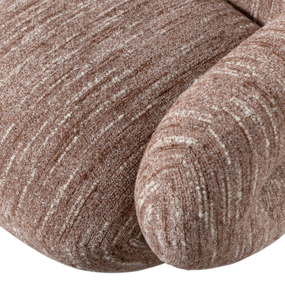 SESSEL Folke Altrosa B: 88cm - Altrosa/Schwarz, Design, Kunststoff/Textil (88/70/88cm) - Livetastic