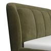 STOPPAD SÄNG ANTON - svart/mörkgrön, Modern, metall/trä (180/200cm) - Bessagi Home