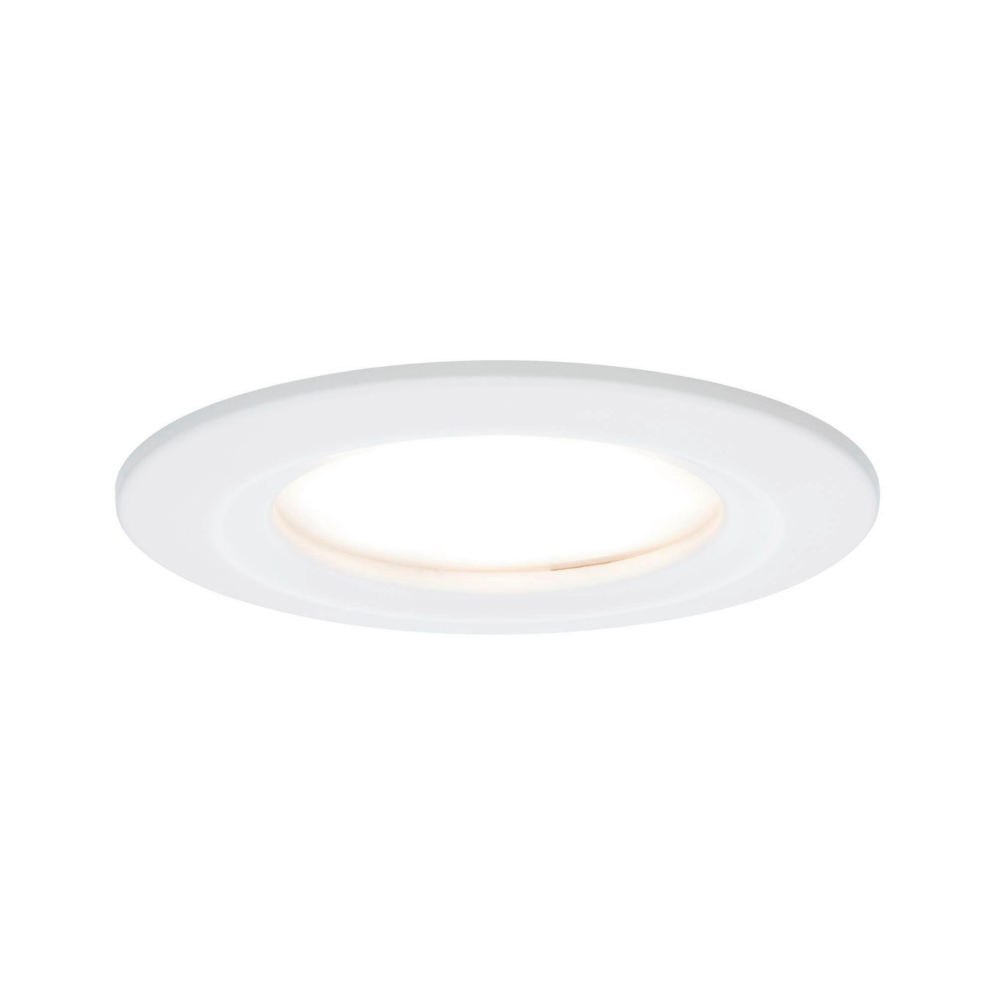 LED-Deckenleuchte Nova in Weiß max. 6,5 Watt - Weiß, Basics, Metall (7,8cm) - Paulmann