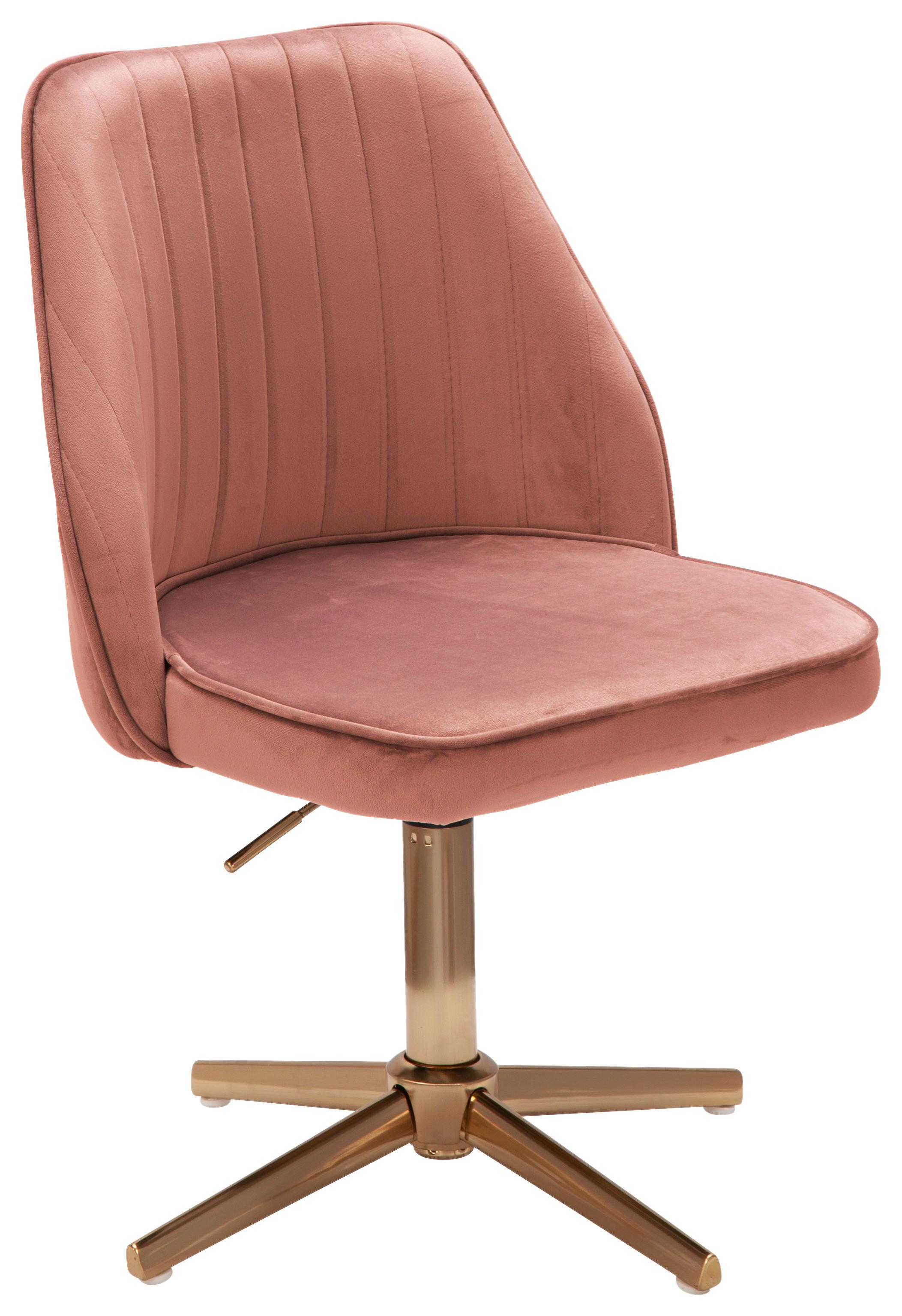 Stol Wl6.303 - zlate barve/roza, Konvencionalno (60/100/60cm) - MID.YOU