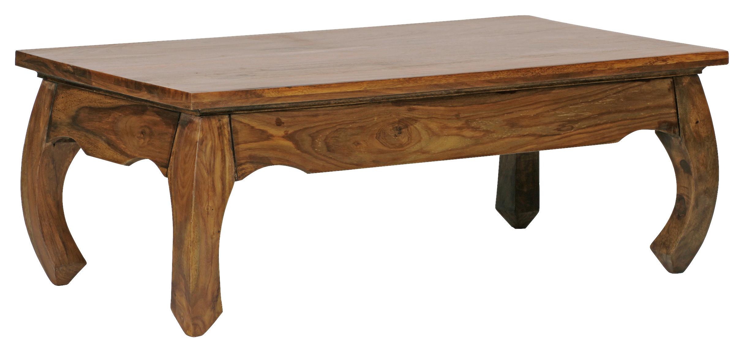 Couchtisch Opium ca. 110x60 cm Sheesham - Sheeshamfarben, Design, Holz (110/60/40cm) - MID.YOU