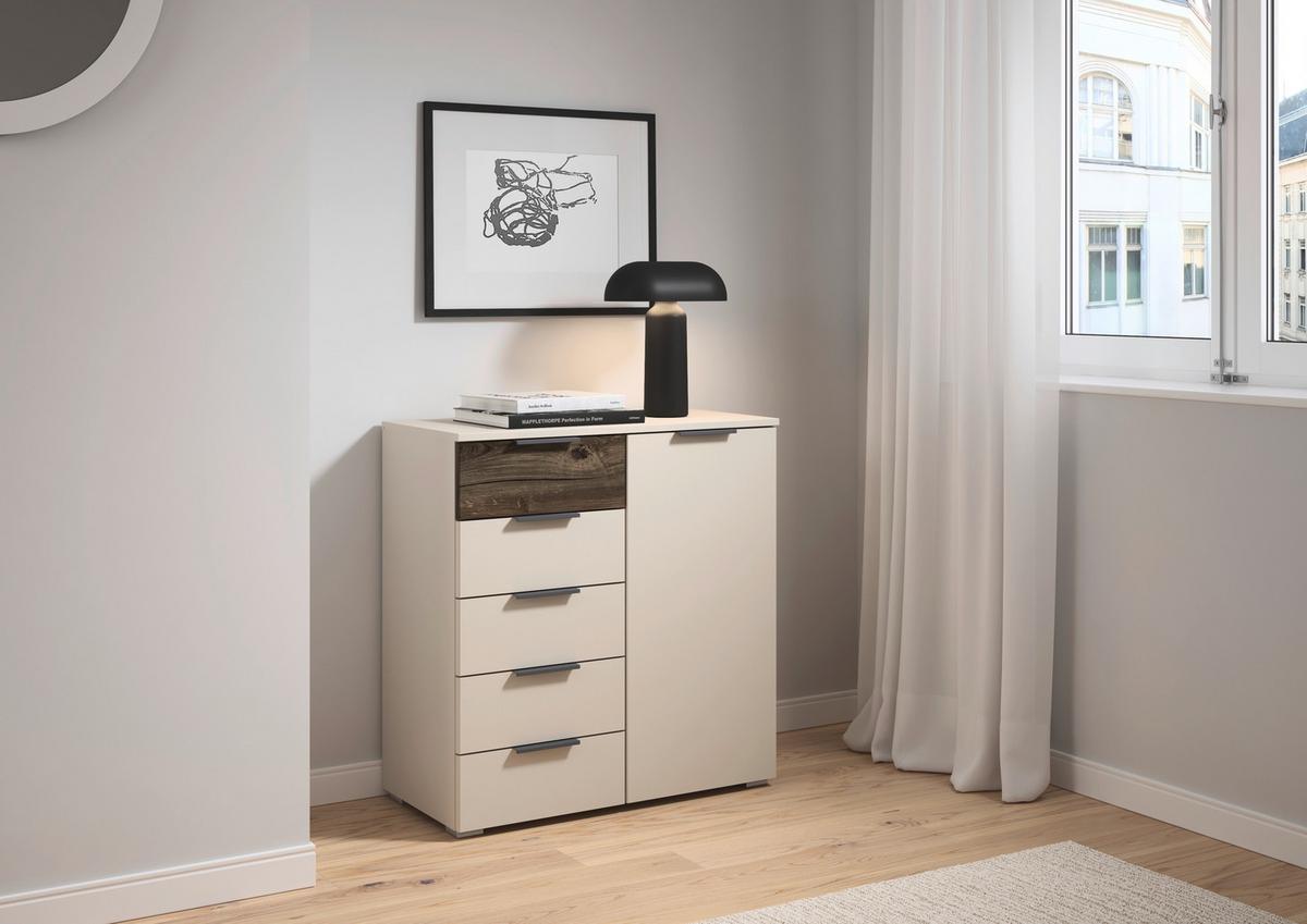 Komoda Sajo - boje šampanjca, Trend, drvni materijal (80/84/40cm) - Premium Living