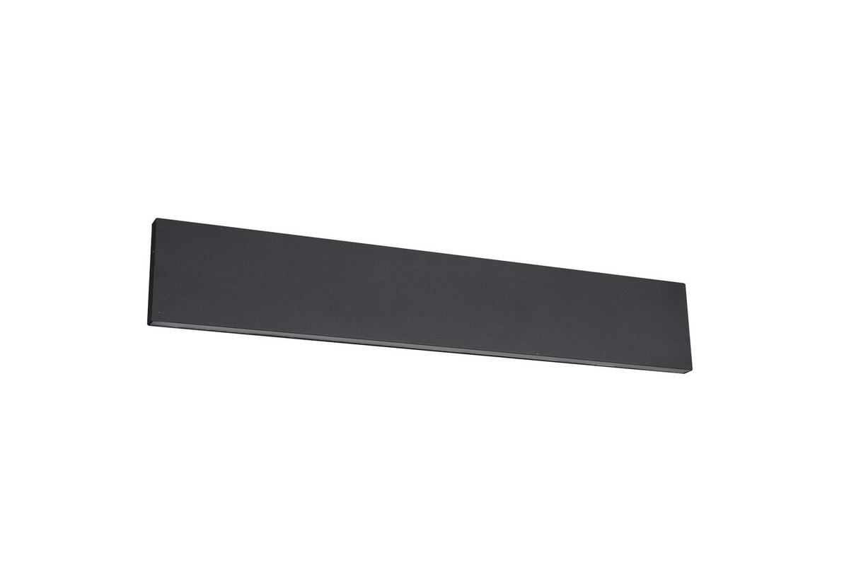 LED-Wandleuchte Concha in Anthrazit max. 18 Watt - Anthrazit, KONVENTIONELL, Kunststoff/Metall (47/8/4,5cm) - Trio Leuchten