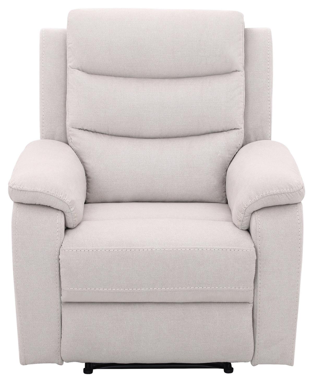Relaks Fotelja Manchester - bež/crna, Konvencionalno, tekstil/plastika (82/103/96cm) - Ondega
