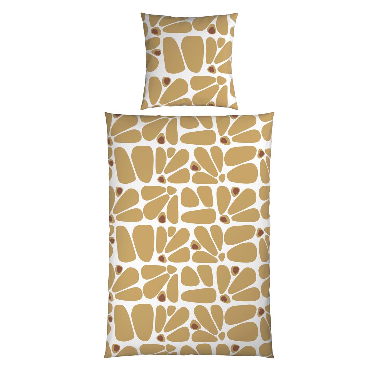 POŚCIEL MIKKA - żółty, tkanina (135/200cm) - Esposa