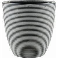 Übertopf Marlene in Schwarz  Ø ca. 15cm - Schwarz, LIFESTYLE, Kunststoff (15/15cm) - Mömax