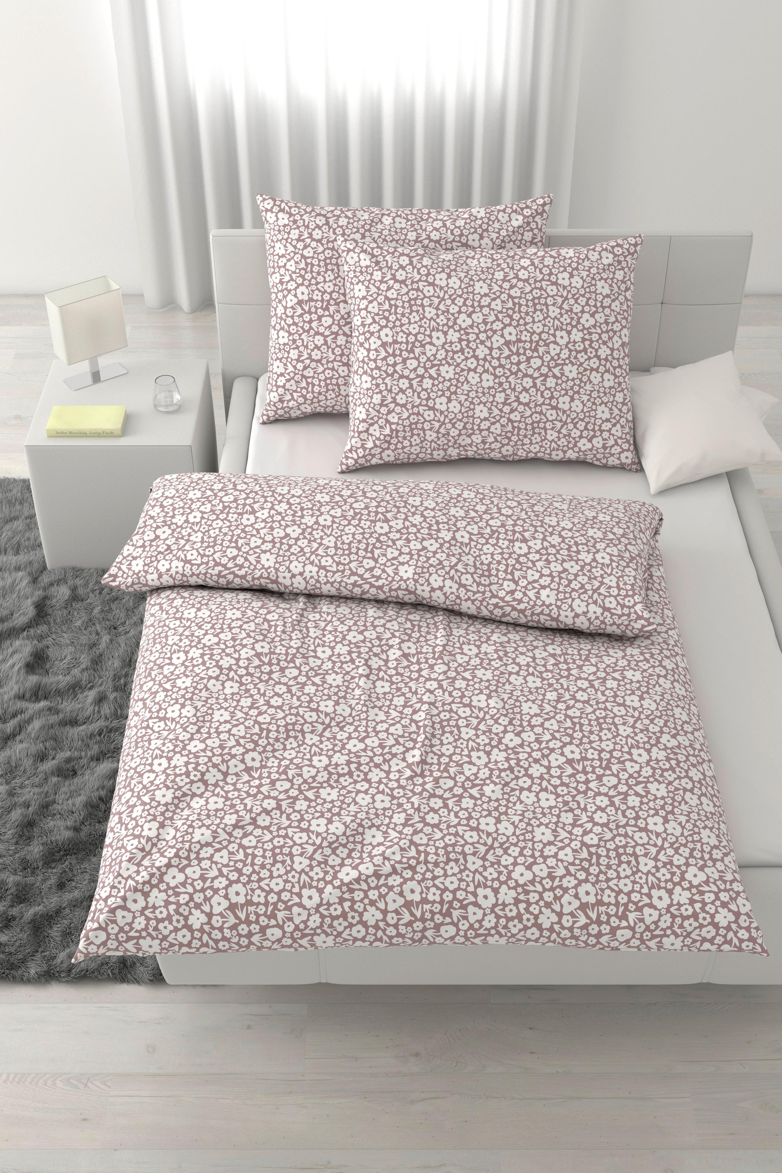 Posteljnina Millefleur Xxl - sivovijolična, Moderno, tekstil (200/200cm) - Mömax