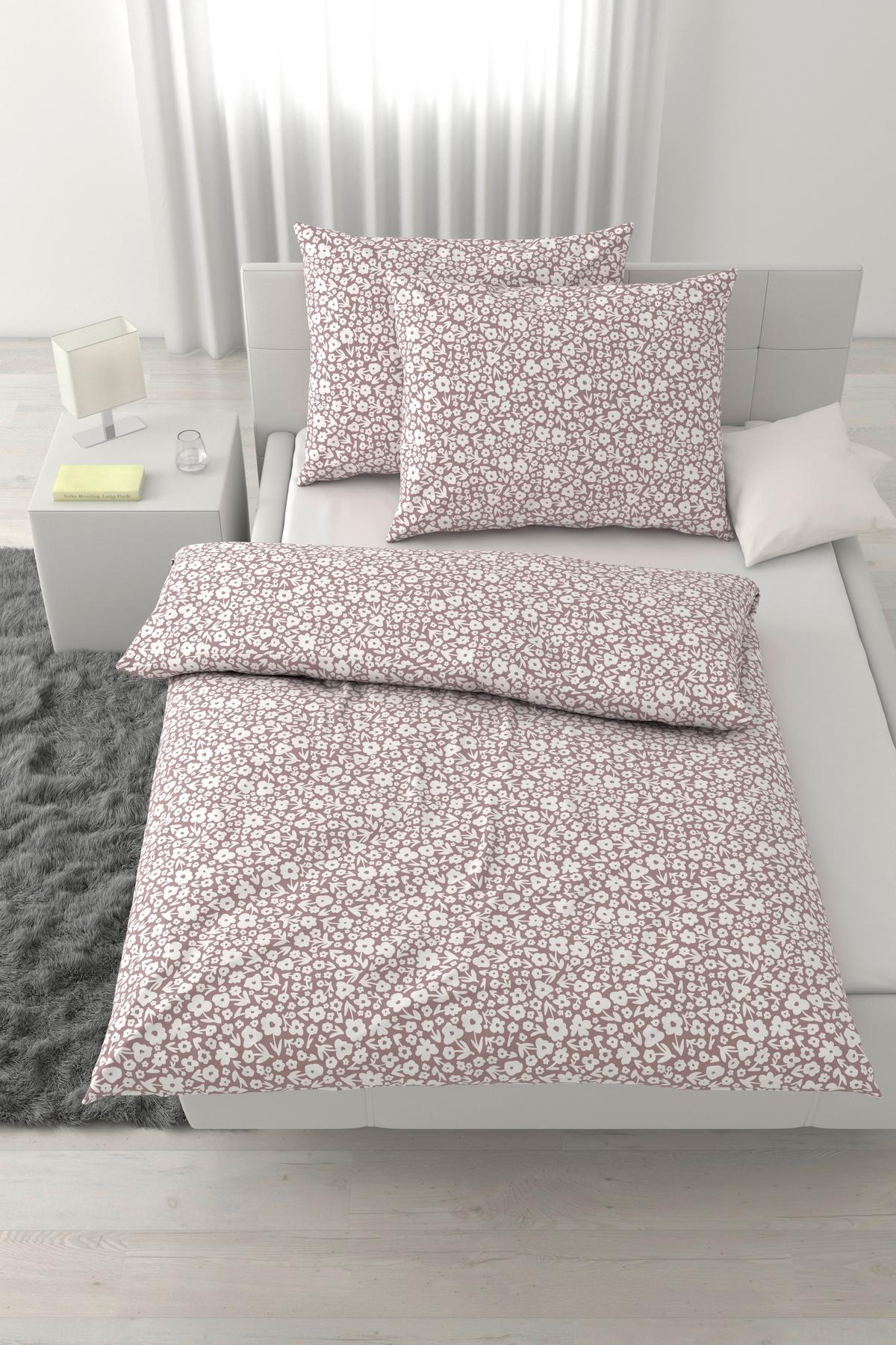 Posteljnina Millefleur Xxl - sivovijolična, Moderno, tekstil (200/200cm) - Mömax