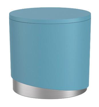 Kozmetikai Rendszerező Chris - kék, Modern, műanyag/fém (12/10,1cm) - Premium Living