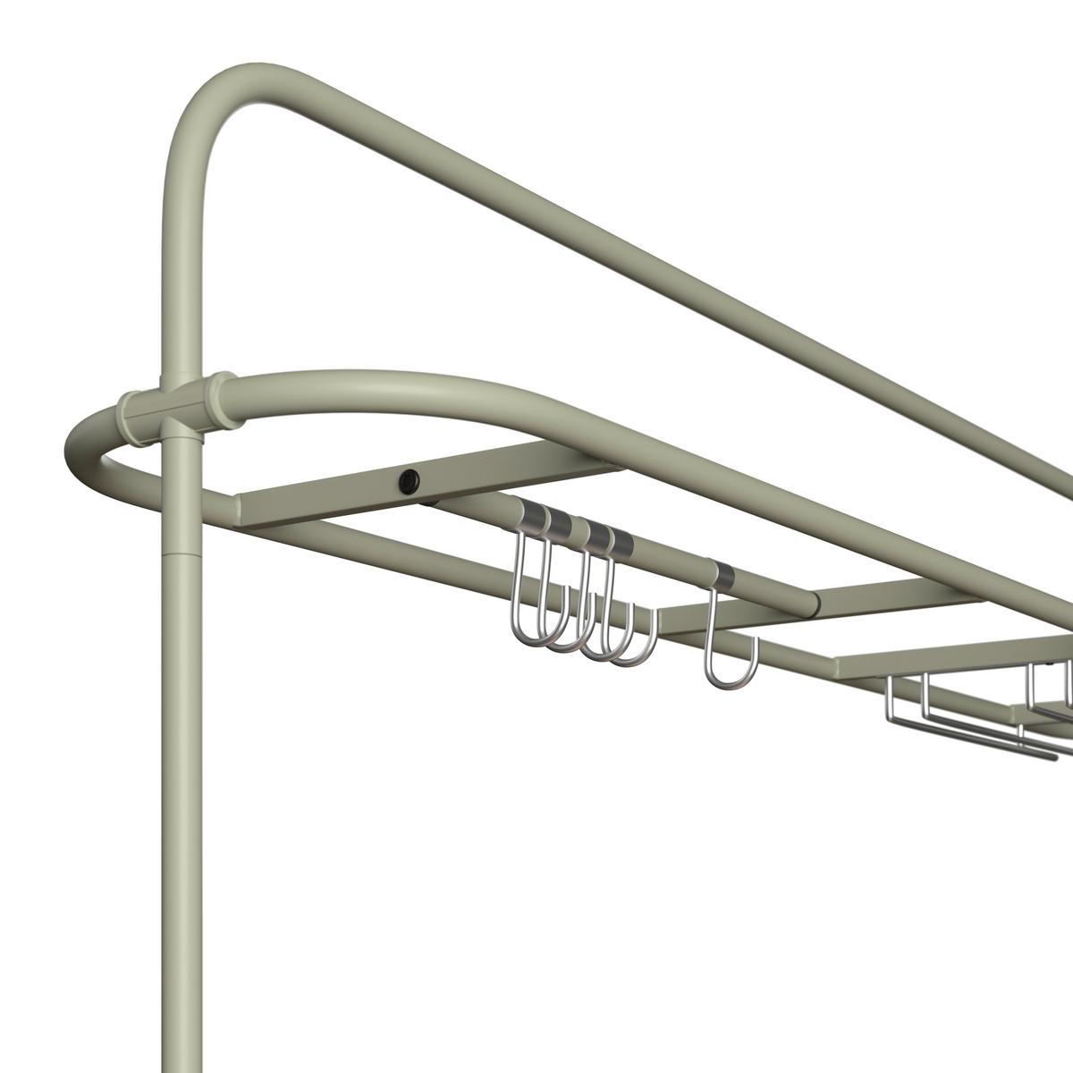 Gartenset Nelli Beige/Grün/Naturfarben - Beige/Naturfarben, MODERN, Kunststoff/Textil