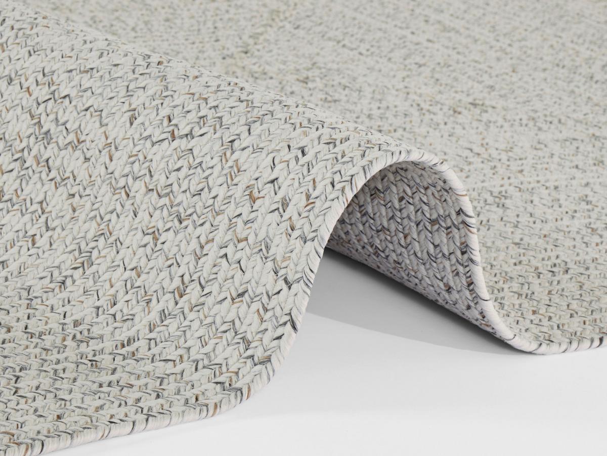 Läufer Trenzado Limelan Creme ca. 80x200cm - Multicolor/Creme, Design, Kunststoff (80/200cm)