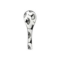Löffel Shiva in Schwarz/Weiß. - Schwarz/Weiß, LIFESTYLE, Keramik (13,8/4,3/2,8cm) - Mömax