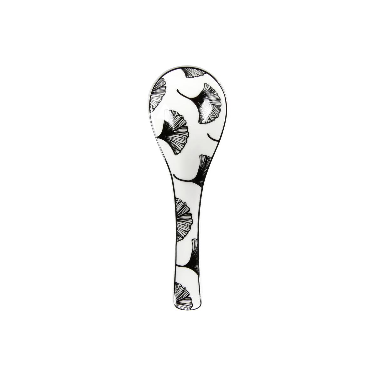 Löffel Shiva in Schwarz/Weiß. - Schwarz/Weiß, LIFESTYLE, Keramik (13,8/4,3/2,8cm) - Mömax