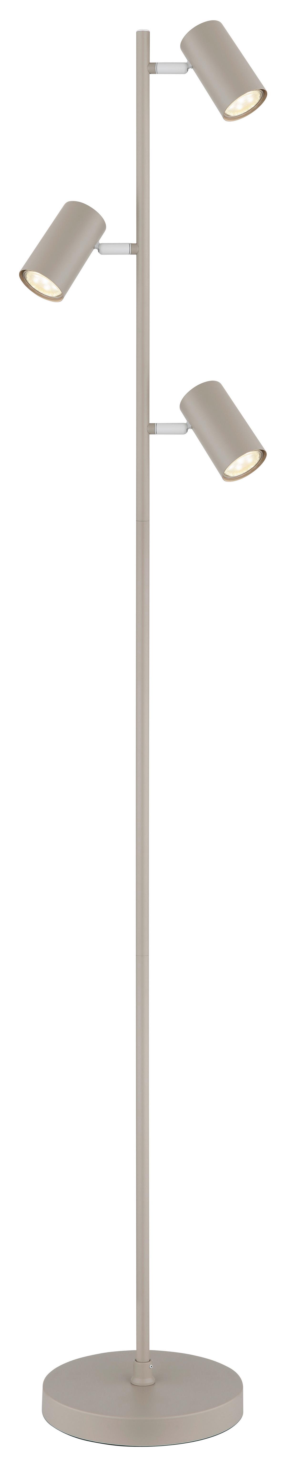 Állólámpa 57911ssa Robby - homokszínű/fehér, Design, műanyag/fém (23/154cm) - Globo