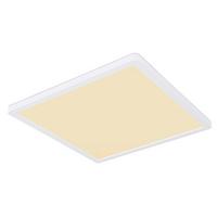 LED-DECKENLEUCHTE SAPANA L: 29,4 CM WEISS - Weiss/Opal, Basics, Kunststoff (29,4/29,4/2,5cm) - Globo