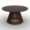 SOFFBORD ENNIO - valnötsfärgad, Modern, metall/trämaterial (80/40cm) - Bessagi Home