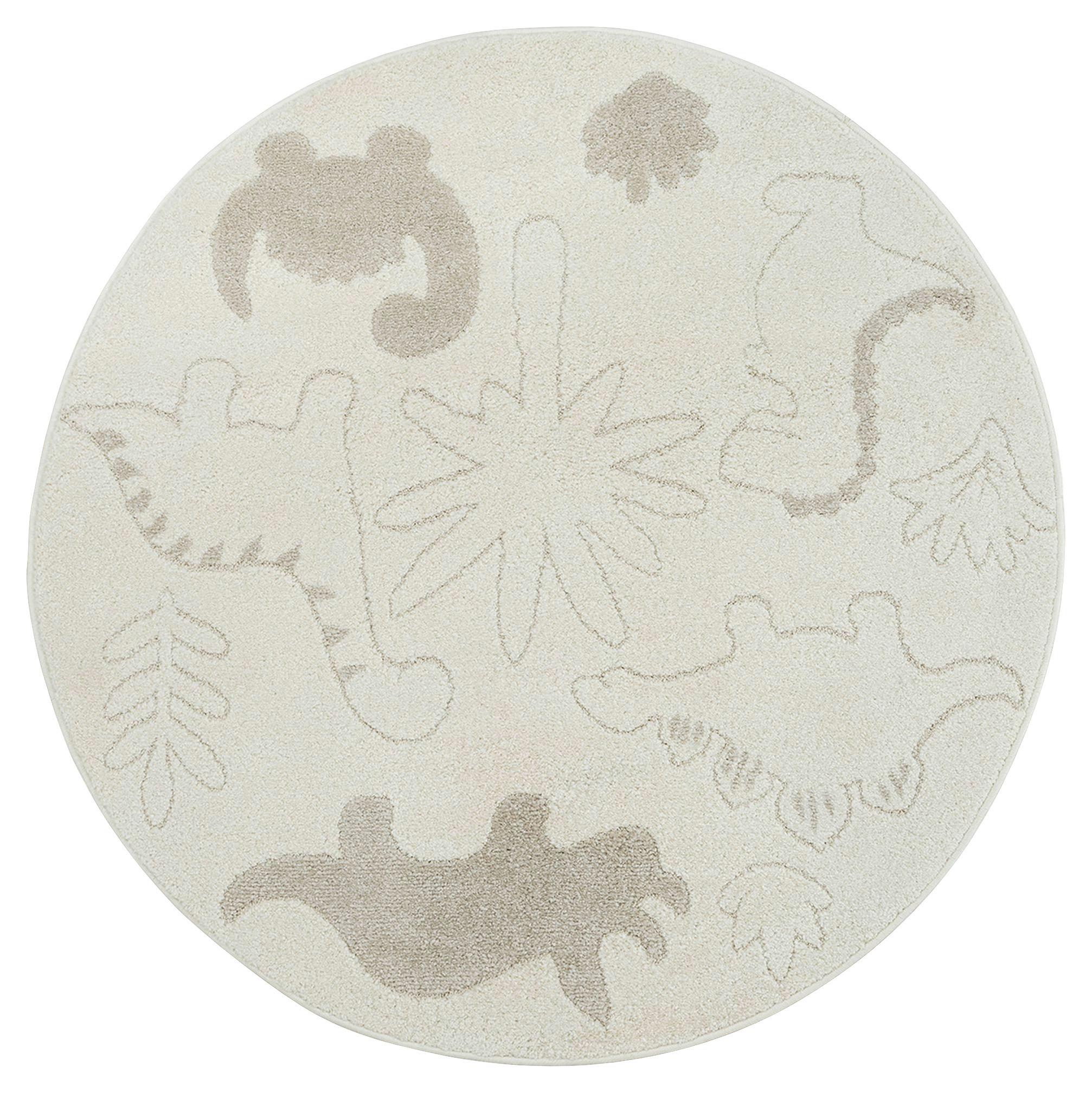 Kinderteppich Eclipse Creme Ø ca. 120cm - Creme, Trend, Textil (120cm)