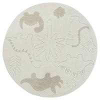 Kinderteppich Eclipse Creme Ø ca. 120cm - Creme, Trend, Textil (120cm)