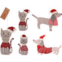 Karácsonyfadísz Xmas - műanyag (8/16/1cm)