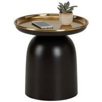 Mizica Criss & Cross, Črna, Zlata - zlate barve/črna, Moderno, kovina/leseni material (38/39cm) - Mömax