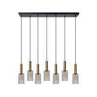 LAMPA WISZĄCA 45498/07/60 CORALIE - przezroczysty, Design, szkło (132/25/150cm) - Lucide