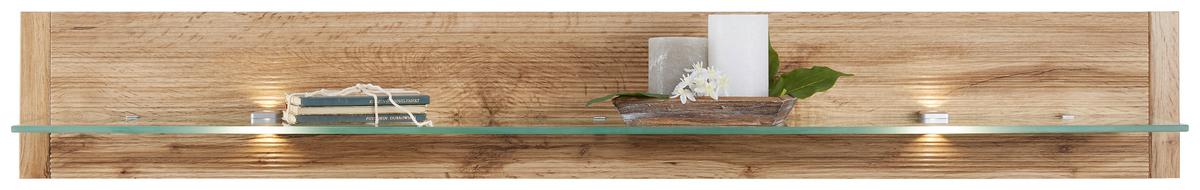 Wandboard Eichefarben - Eichefarben, Modern, Holzwerkstoff (139/20/19cm) - Mömax