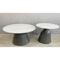 Set Stolića Noah - bijela/crna, Moderno, metal/keramika (70/50/43/48cm) - Modern Living