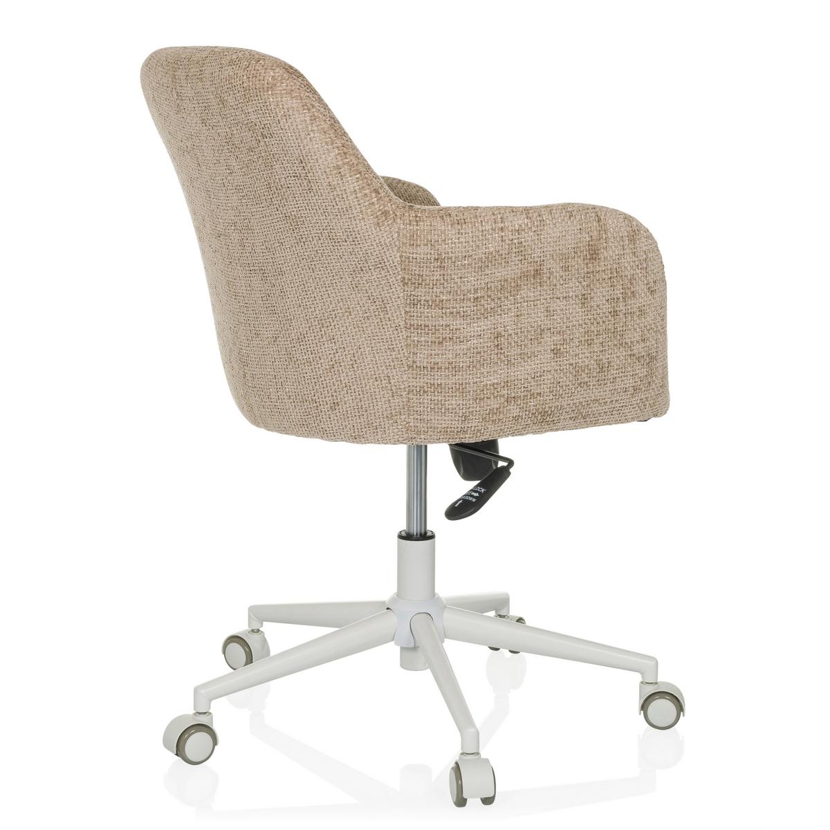 Vrtljivi Stol Solao Home, Bež - bela/bež, Moderno, kovina/umetna masa (58/78/60cm) - MID.YOU