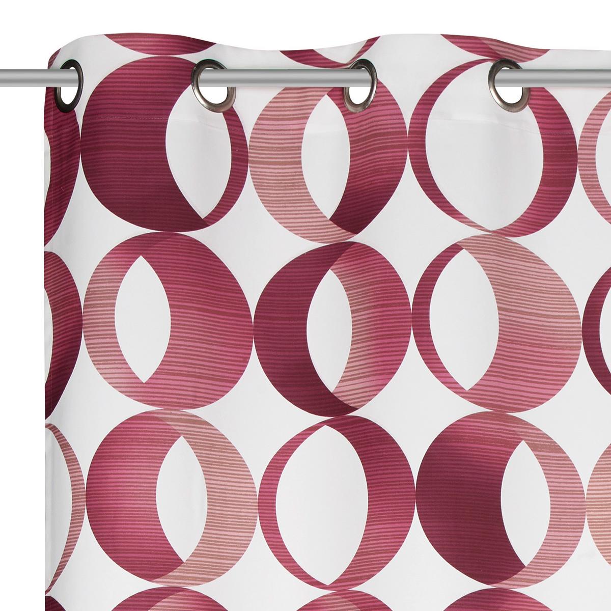 ZASŁONA NA PRZELOTKACH BELLINA - czerwony, Lifestyle, tkanina (140/255cm) - Novel