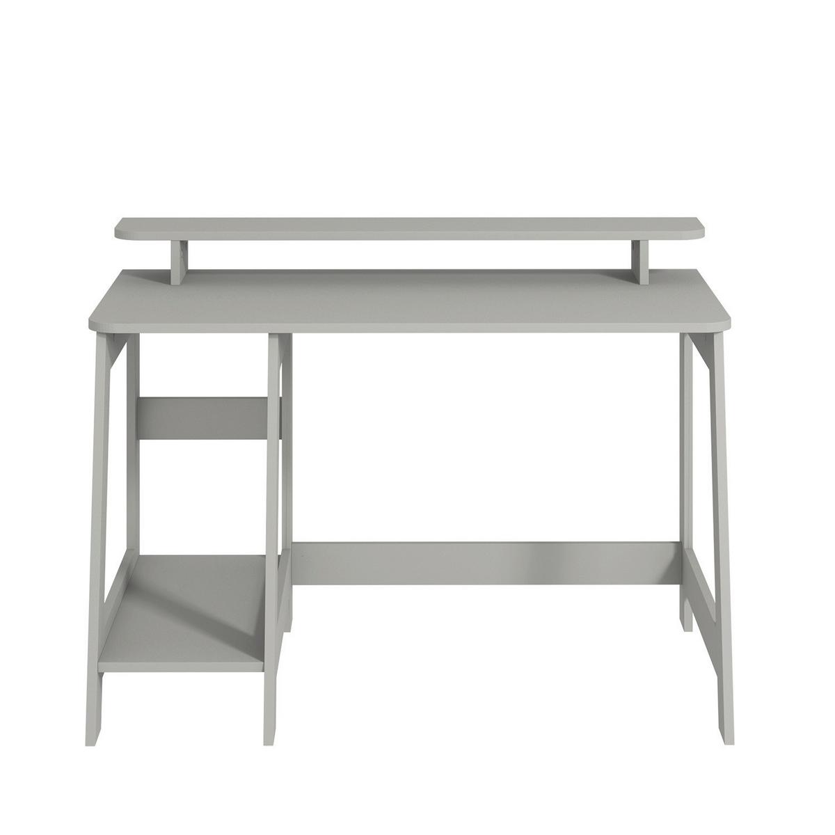 SCHREIBTISCH COUNTRY SCHREIBTISCH - Grau, Design, Holzwerkstoff (120/60/73cm) - Livetastic