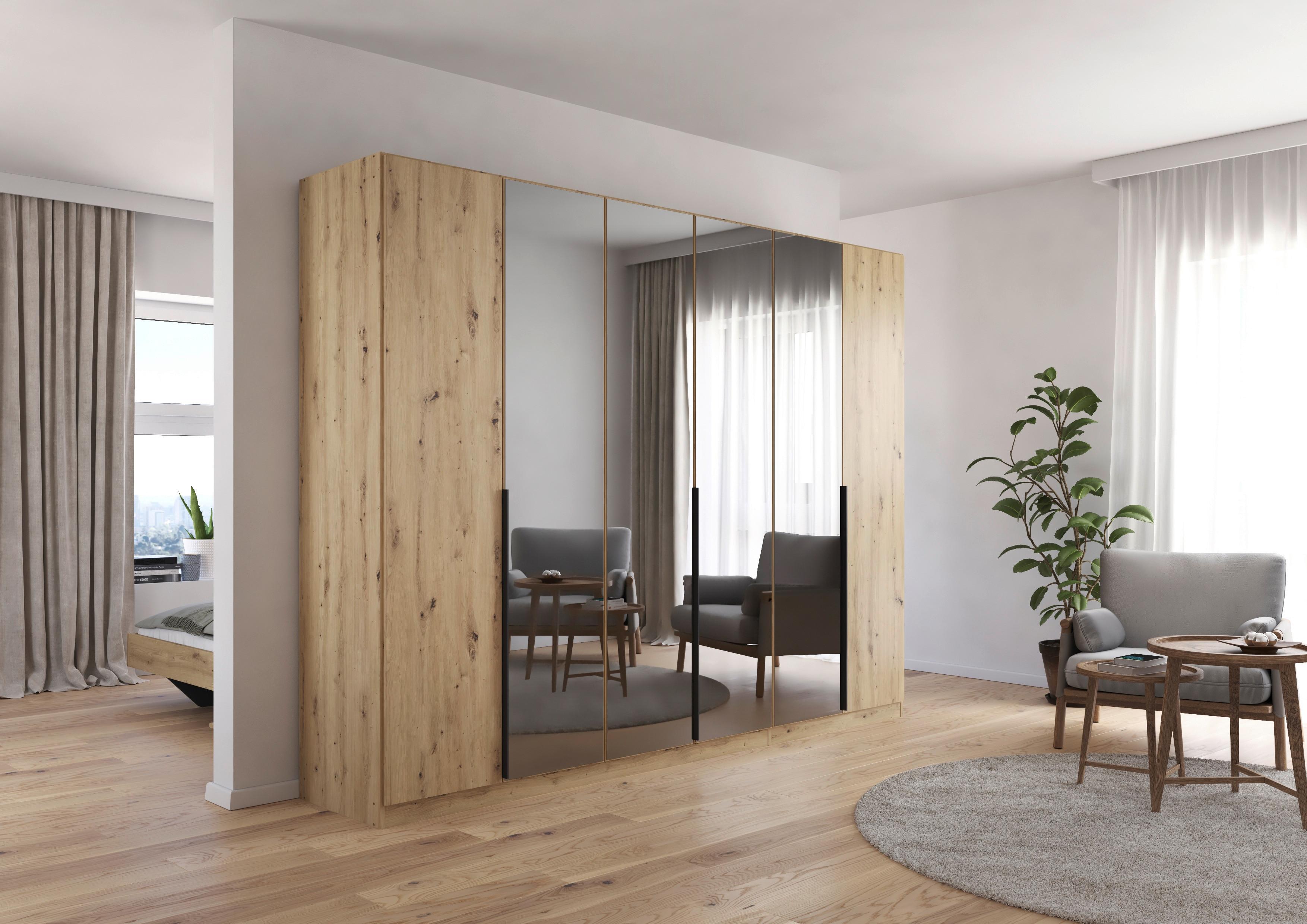 Ormar S Klasičnim Vratima Skyla - hrast Artisan, Moderno, drvni materijal/metal (271/210/54cm) - Modern Living